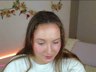 -emilyxgrasez- depraved brunette cam girl presents her pussy sodomized