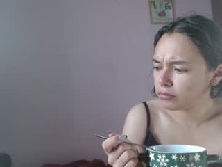 baby_lis2 cam girl with hairy pussy makes her lover fuck his mouth
