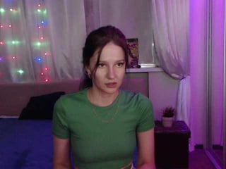 zlata777 german brunette cam girl gets her bald pussy filled with a huge boner