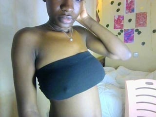 nadama ebony brunette cam girl enjoys getting her ass drilled