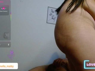 antonella-maiky brunette cam babe loves getting her cunt banged online