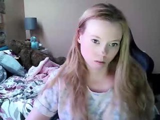 kawaiibelle cute blonde cam girl gets her pussy banged very hard