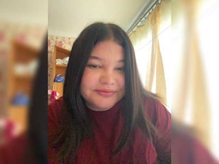 annyshka-1 gorgeous dick licking naked brunette cam babe impaled by hard meat
