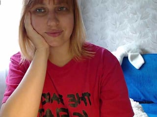 karmella german blonde cam girl gets her bald pussy filled with a huge boner