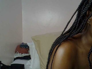 cute-africanah cute brunette cam girl gets her pussy banged very hard