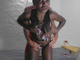 ebonyprincess nude cam bitch enjoys hard live sex on camera